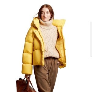 Gap yellow puffer jacket